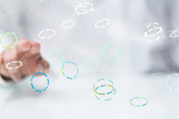 Fototapeta premium interface