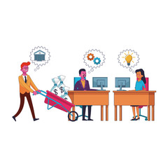 business coworkers executives