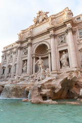 Obraz na płótnie Canvas Trevi Fountain (Fontana di Trevi) in Rome, Italy