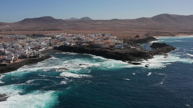El Cotillo coastal aerial view, Fuerteventura
