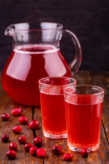 Home-made cranberry drink