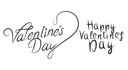 Inscription. Holiday Valentine's day.