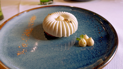 fabuleux dessert à l or fin