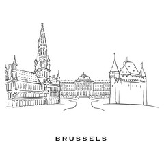 Brussels Belgium famous architecture