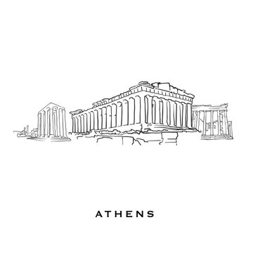 Athens Greece famous architecture