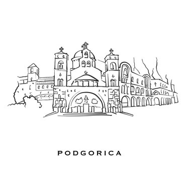 Podgorica Montenegro famous architecture