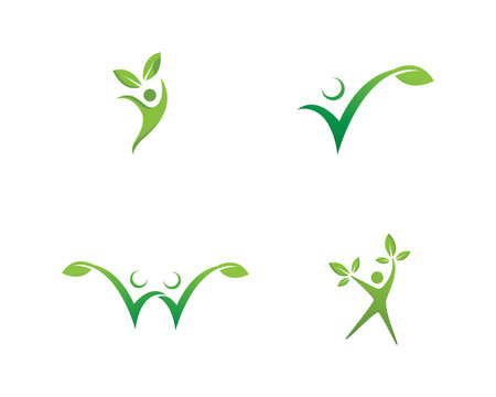 Healthy Life Logo template vector icon  Vector