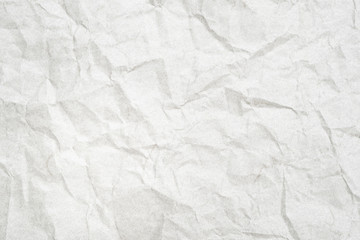 Crumpled white paper