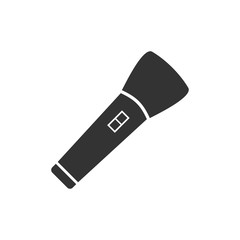 Flashlight icon flat
