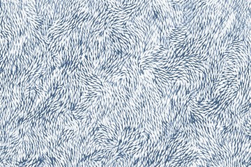 Blue chinese or japanese floral patterns as drawn on a porcelain