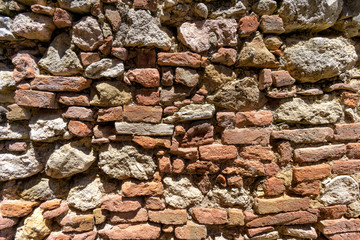 Gemischtes Mauerwerk in Montepulciano