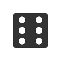 Dice icon flat