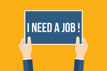 Hands holding placard with 