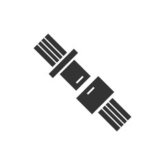 Seat belt icon flat