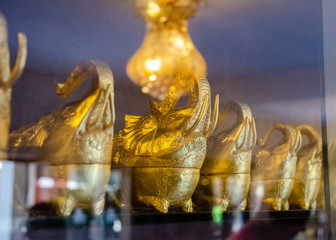 Golden Elephant gifts at the Royal Palace, Phnom Penh