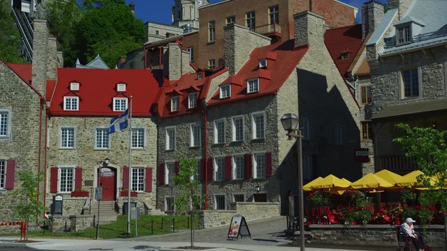 Stone buildings in Quebec City