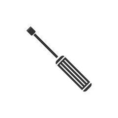 Screwdriver icon flat