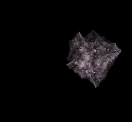 Purple floral fractal background. Fantasy fractal texture. Digital art. 3D rendering. Computer generated image.