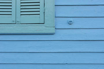 Early American Blue Wall