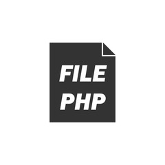 PHP File icon flat