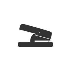 Hole puncher icon flat