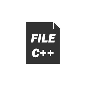 C file icon flat
