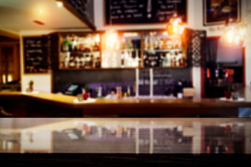 Table background and bar interior 