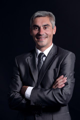 portrait of confident adult business man