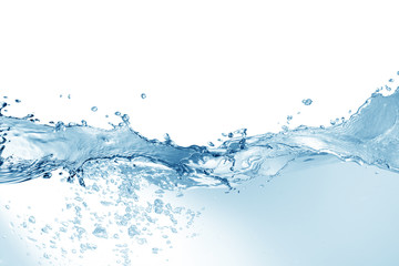 water,water splash isolated on white background,beautiful splashes a clean water 
