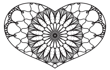 Abstract mandala graphic design decorative elements isolated on color   background for abstract concepts