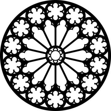 Milwaukee, USA, rose window