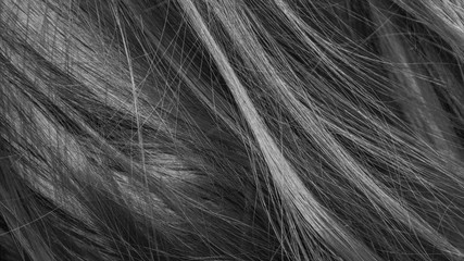 black and white hair texture background 
