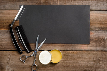 Wax and straight razor