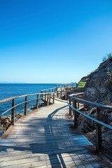 Obraz premium Shenzhen Yantian Waterfront Boardwalk