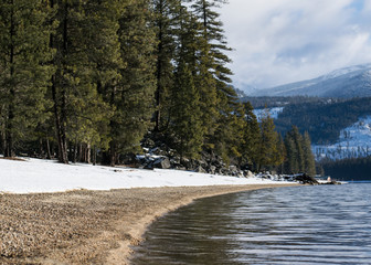 The Quiet Beach in Winter