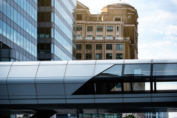 Tall building in the center of the city
