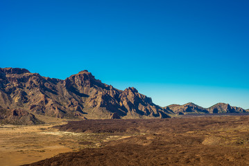 landscape of mountains