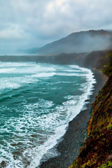 Coastal Fog and Clouds from Cliffs