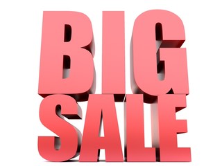  Big Sale Word ,3D render