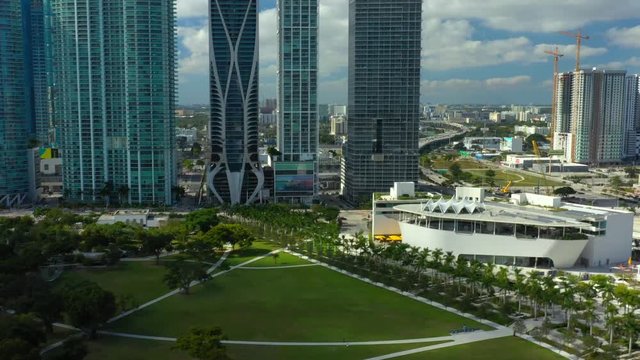 4k stock footage of Downtown Miami 2018