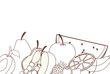 delicious and fresh fruit