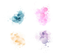 Watercolor blots