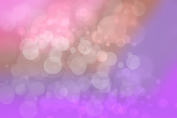 Purple bright abstract Bokeh with colorful circles. Template for your product display montage . Beautiful texture.