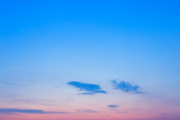 Fototapeta na wymiar blue dramatic sunset sky texture background.