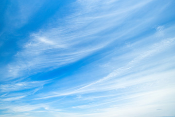 blue sky background texture with white clouds.