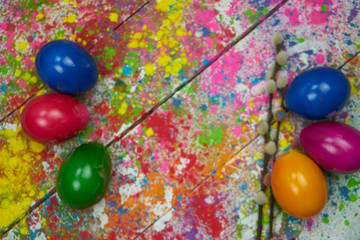 Ostereier ganz bunt