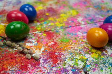 Ostereier ganz bunt