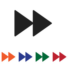 Fast Forward icon vector