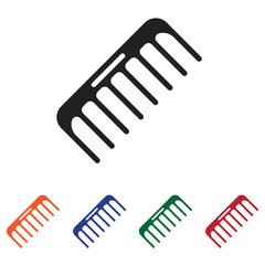 Comb icon vector