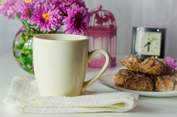 morning tea and biscuits